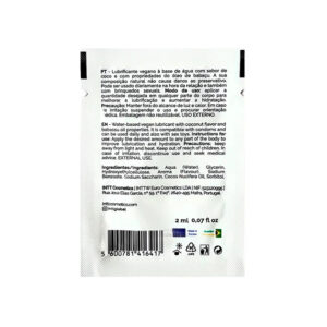 Саше лубрікант Intt Coconut (Vegan) на водній основі, з ароматом кокоса, 2 мл