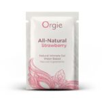 САШЕТ/Лубрикант на водній основі зі смаком полуниці Orgie All Natural Strawberry, 2 мл