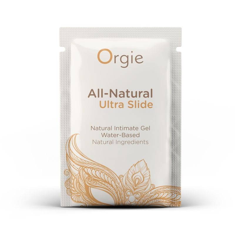 САШЕ/Либрикант на водній основі ультраковзний Orgie ALL-NATURAL Ultra Slide, 2 мл САШЕ/Либрикант на водній основі ультраковзний Orgie ALL-NATURAL Ultra Slide, 2 мл