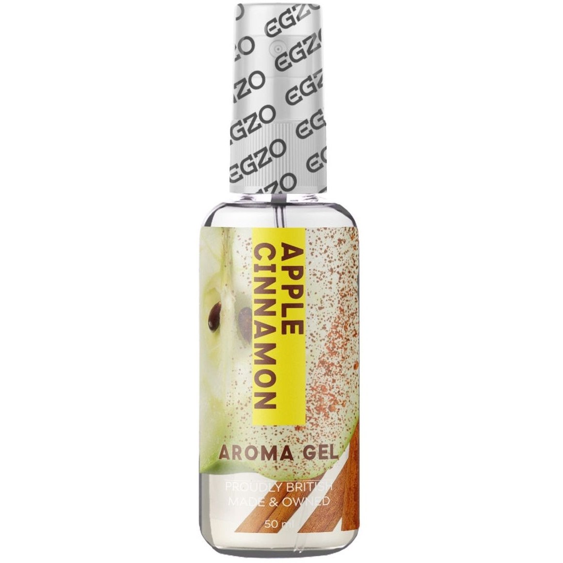 Їстівний гель-лубрикант EGZO Aroma Gel Apple Cinnamon яблуко з корицею, 50 мл Їстівний гель-лубрикант EGZO Aroma Gel Apple Cinnamon яблуко з корицею, 50 мл