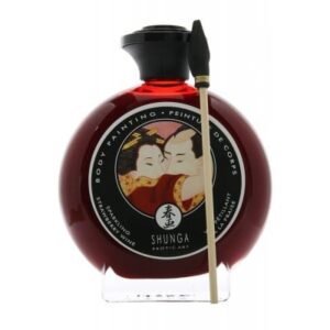Фарба для тіла Shunga BODYPAINTING – Sparkling Strawberry Wine (100 мл) без глютену та парабенів