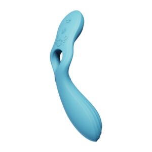 Смарт-вібратор для пар Zalo Jessica Set з Управлінням з телефону і пультом BLUE, колір: блакитний
