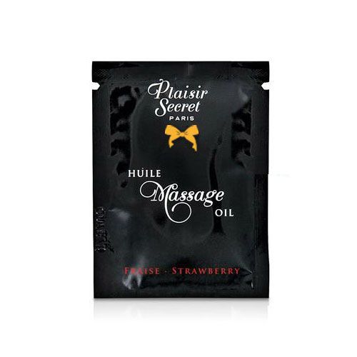 Пробник масажної олії Plaisirs Secrets Strawberry (3 мл) Пробник масажної олії Plaisirs Secrets Strawberry (3 мл)