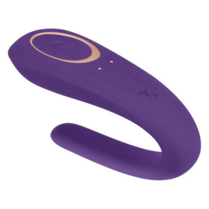Вібратор для пар Satisfyer Double Classic Violet з одним моторчиком