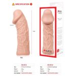 Насадка на член Kokos Extreme Sleeve ES.05 розмір M, потовщувальна, стимулюючий рельєф