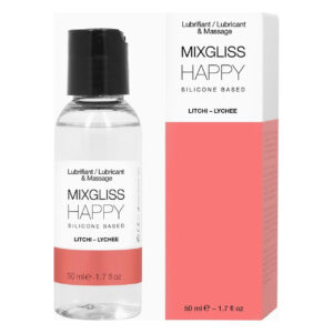 Лубрикант на силіконовій основі MixGliss HAPPY - LITCHI (50 мл) з ароматом китайського лічі