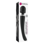 Потужний вібромасажер Dorcel Megawand Black перезаряджуваний, 160 режимів