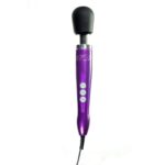 Вібромасажер DOXY Die Cast Purple, живлення 220В, металевий корпус