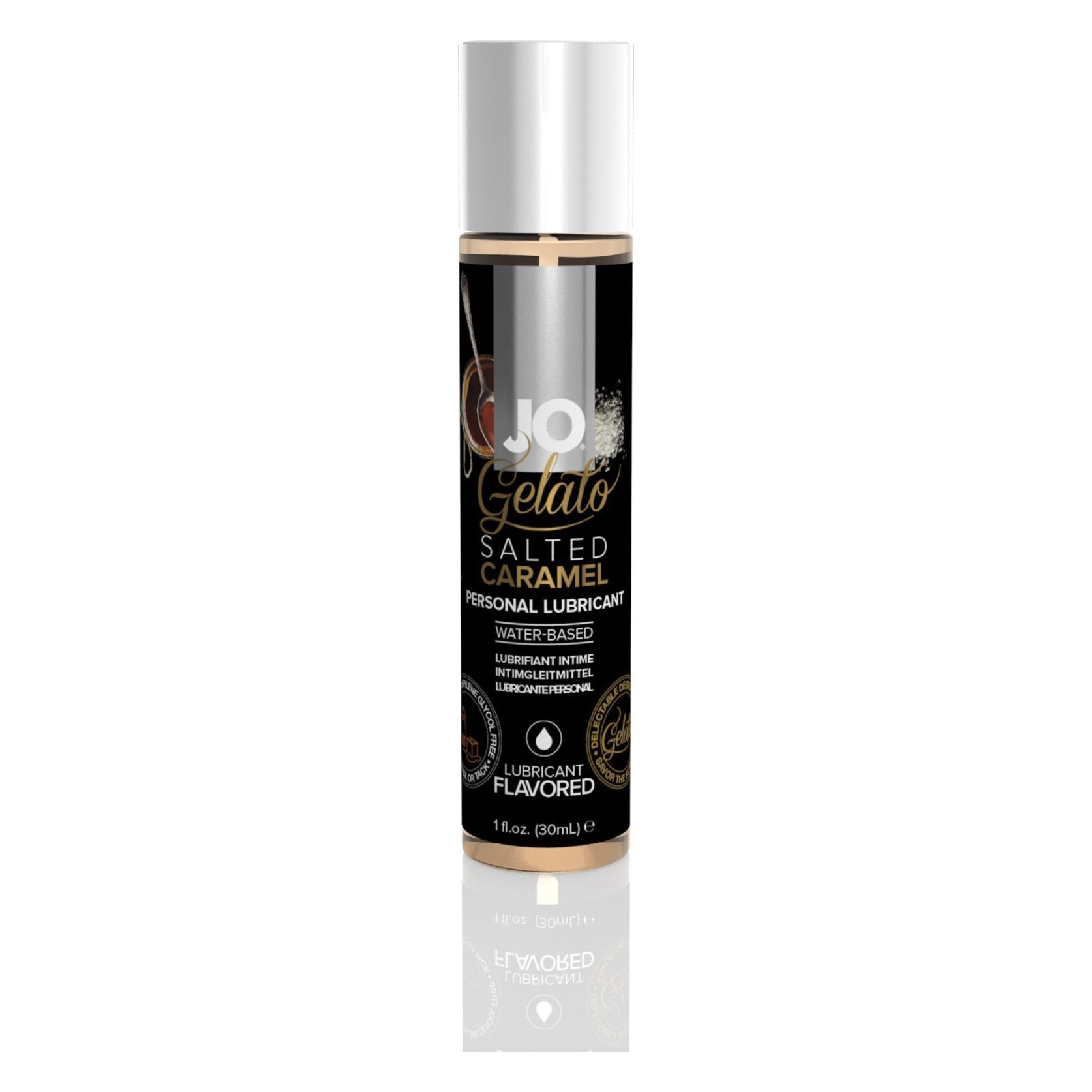 Змазка на водній основі System JO GELATO Salted Caramel (30 мл) без цукру, парабенів та пропіленгліколю Змазка на водній основі System JO GELATO Salted Caramel (30 мл) без цукру, парабенів та пропіленгліколю
