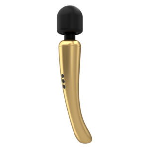 Потужний вібромасажер Dorcel Megawand Gold який перезаряджається, 160 режимів