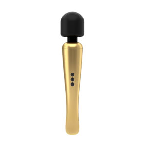 Потужний вібромасажер Dorcel Megawand Gold який перезаряджається, 160 режимів