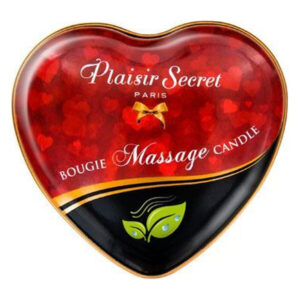 Масажна свічка серце Plaisirs Secrets Natural (35 мл)