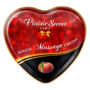 Масажна свічка-серце Plaisirs Secrets Peach (35 мл)