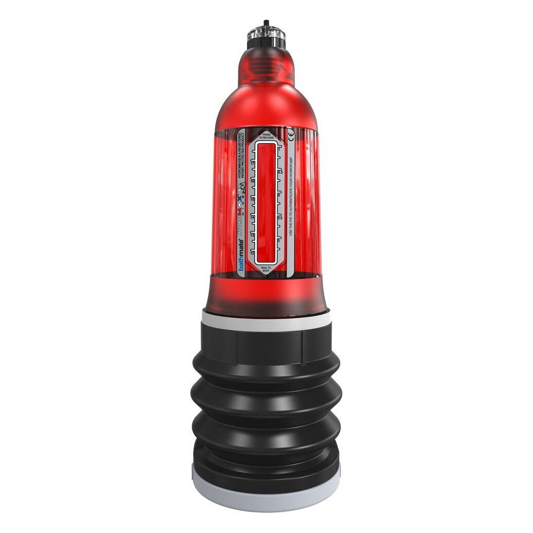 Гідропомпа Bathmate Hydromax 7 WideBoy Red, для члена довжиною від 12,5 до 18 см, діаметр до 5,5 см Гідропомпа Bathmate Hydromax 7 WideBoy Red, для члена довжиною від 12,5 до 18 см, діаметр до 5,5 см