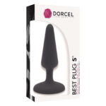 Анальна пробка Dorcel Best Plug S м'який soft-touch силікон, макс. діаметр 3,1см
