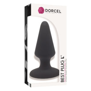 Анальна пробка Dorcel Best Plug L м'який soft-touch силікон, макс. діаметр 5,1 см