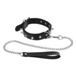 Нашийник з повідцем Fetish Tentation Spikes and Leash