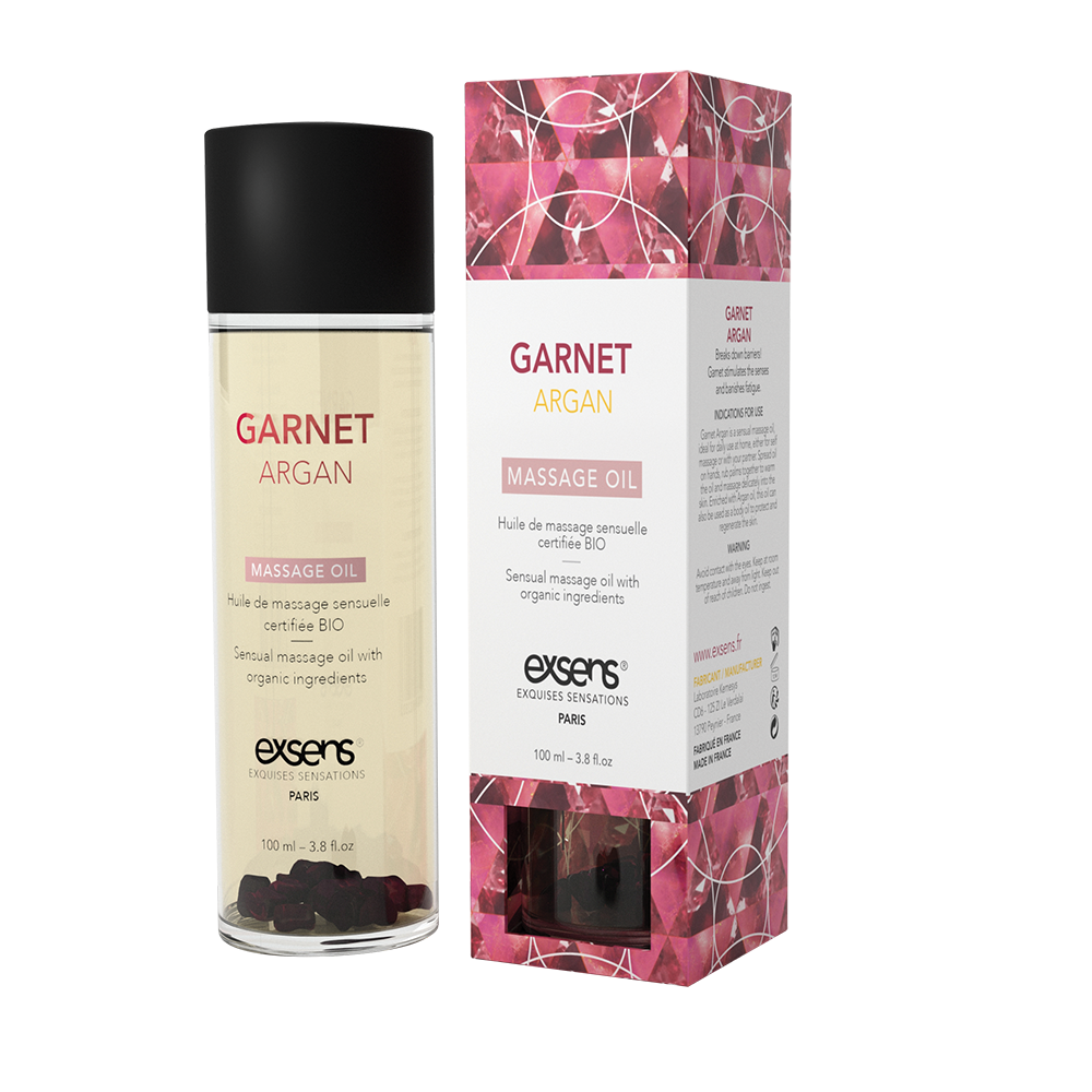 Масажна олія EXSENS Garnet Argan (чуттєве з гранатом) 100мл, натуральна Масажна олія EXSENS Garnet Argan (чуттєве з гранатом) 100мл, натуральна