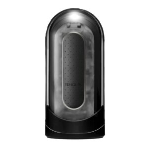 Вібромастурбатор Tenga Flip Zero Electronic Vibration Black, змінна інтенсивність, розкладний