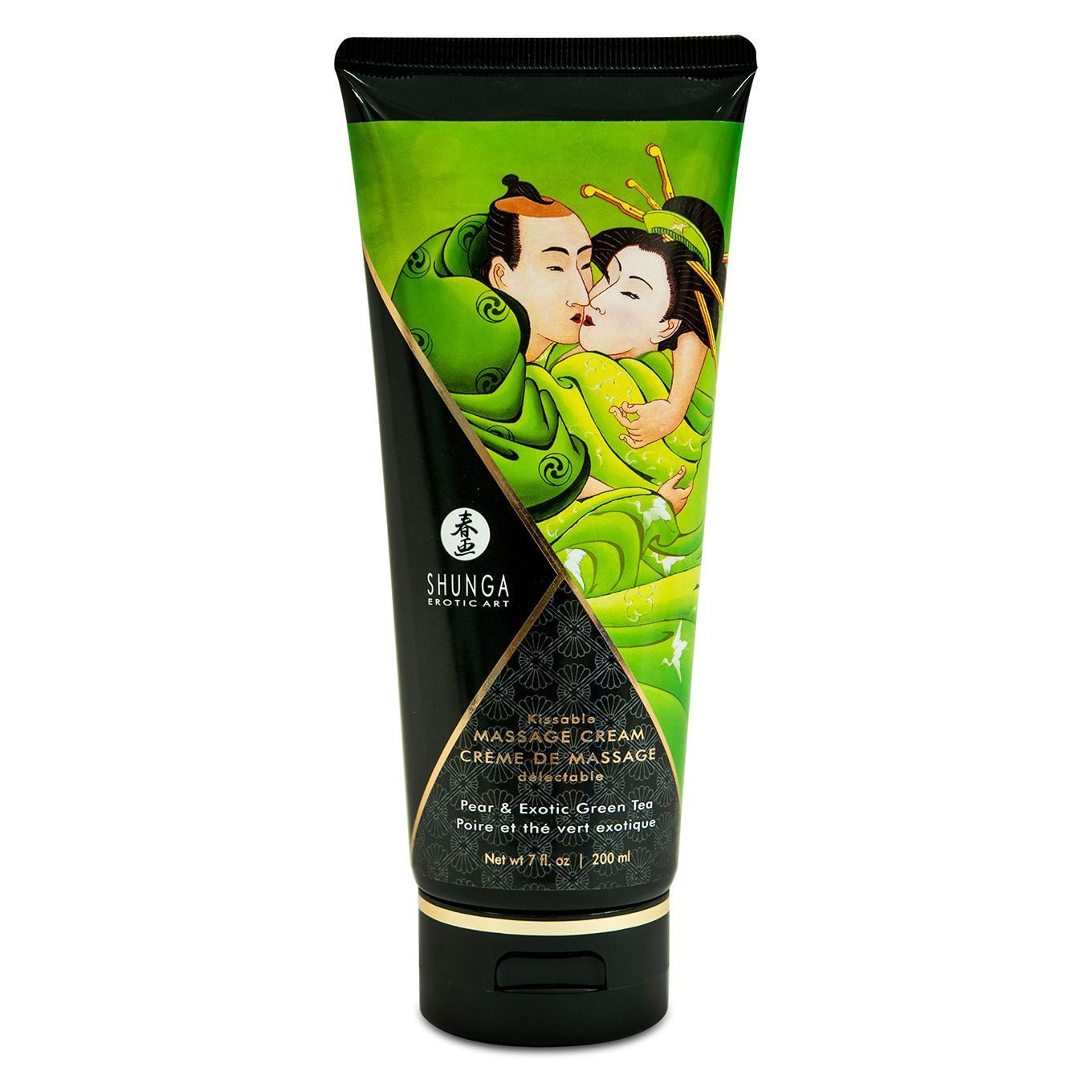 Їстівний масажний крем Shunga Kissable Massage Cream – Pear & Exotic Green Tea (200 мл) Їстівний масажний крем Shunga Kissable Massage Cream – Pear & Exotic Green Tea (200 мл)