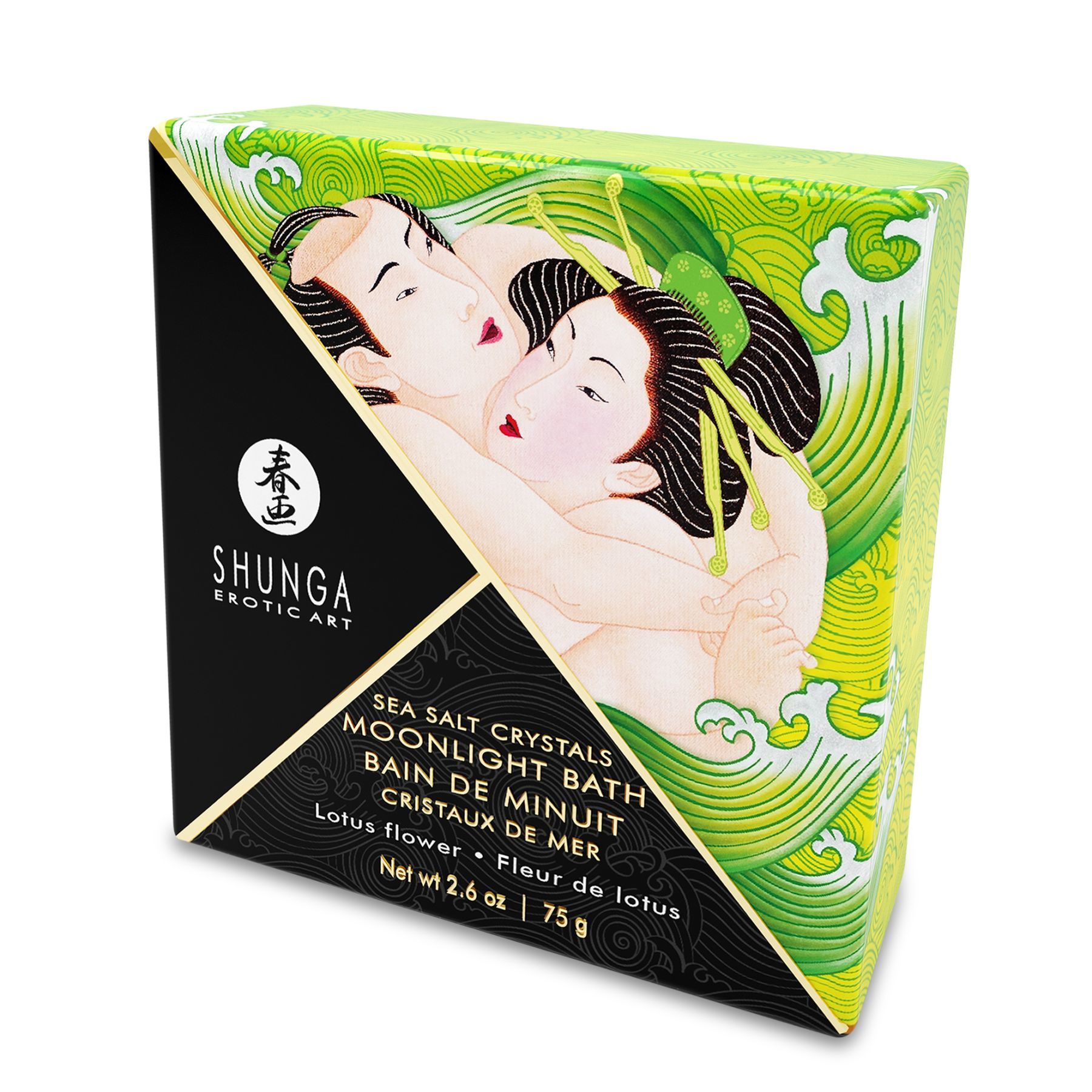 Сіль для ванни Shunga Moonlight Bath – Lotus Flower (75 г), сіль Мертвого моря, ароматичні олії Сіль для ванни Shunga Moonlight Bath – Lotus Flower (75 г), сіль Мертвого моря, ароматичні олії