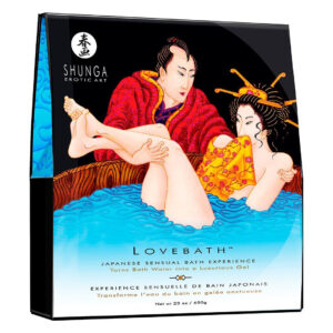 Гель для ванни Shunga LOVEBATH – Ocean temptations 575 г, робить воду ароматним желе зі SPA-ефектом