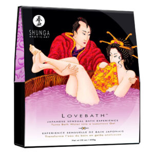 Гель для ванни Shunga LOVEBATH – Sensual Lotus 575 г, робить воду ароматним желе зі SPA-ефектом