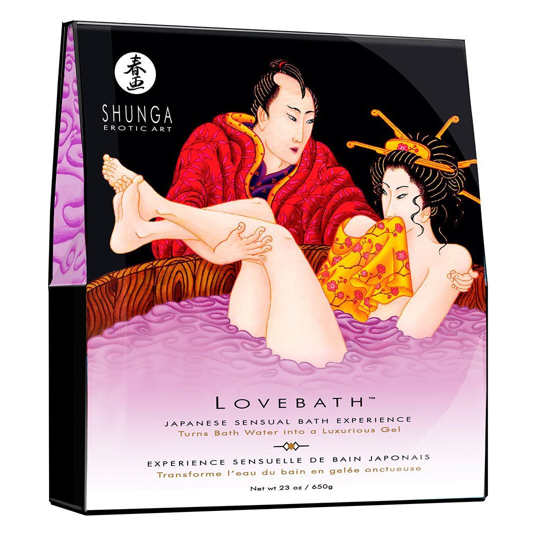 Гель для ванни Shunga LOVEBATH – Sensual Lotus 575 г, робить воду ароматним желе зі SPA-ефектом Гель для ванни Shunga LOVEBATH – Sensual Lotus 575 г, робить воду ароматним желе зі SPA-ефектом