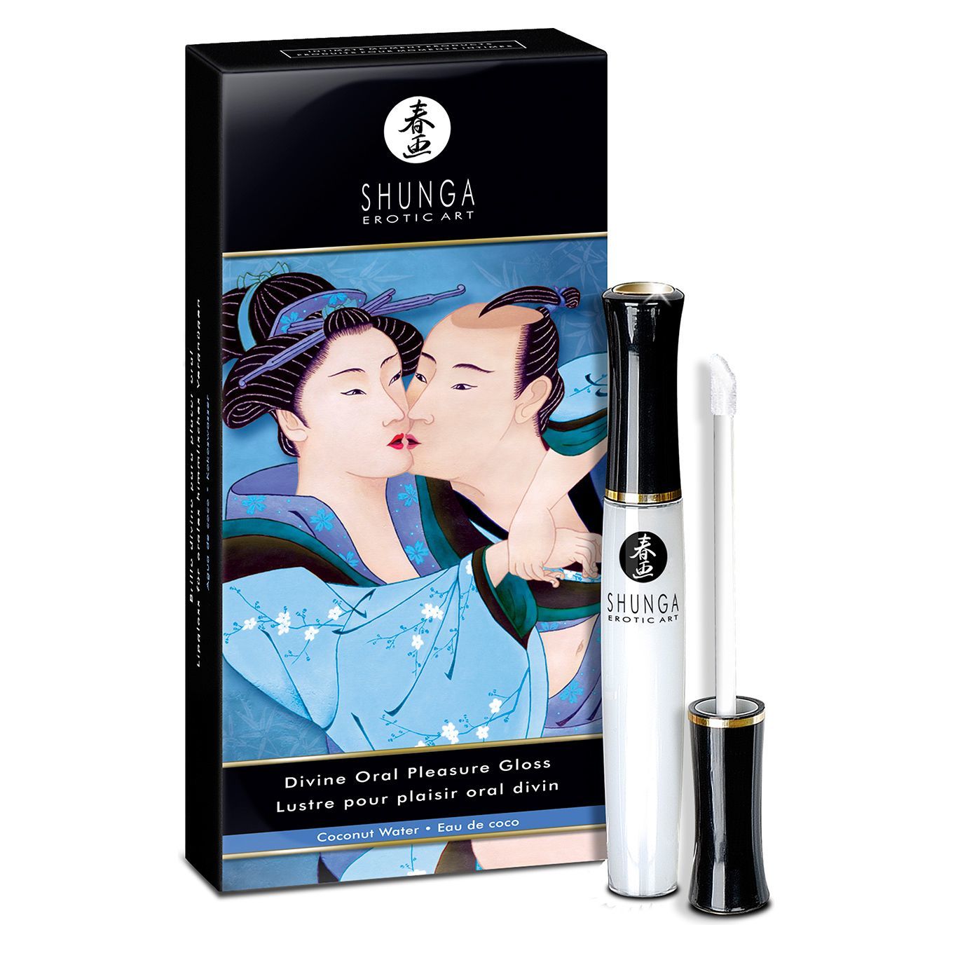 Стимулювальний блиск для губ Shunga LIPGLOSS – Coconut Water (10 мл), ефект поколювання, холод-тепло Стимулювальний блиск для губ Shunga LIPGLOSS – Coconut Water (10 мл), ефект поколювання, холод-тепло