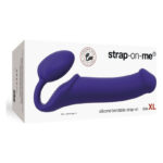 Безремінний страпон Strap-On-Me Violet XL, повністю регульований, діаметр 4,5 см, колір: фіолетовий