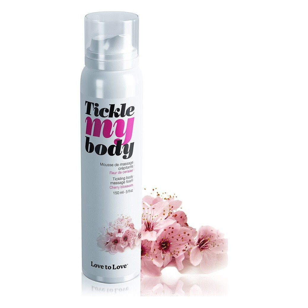 Масажна піна Love To Love TICKLE MY BODY Cherry Blossom (150 мл) зволожувальна Масажна піна Love To Love TICKLE MY BODY Cherry Blossom (150 мл) зволожувальна
