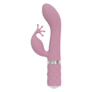 Розкішний вібратор-кролик Pillow Talk - Kinky Pink з кристалом Сваровські, потужний