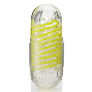 Мастурбатор Tenga Spinner 03 Shell з пружною стимулювальною спіраллю всередині