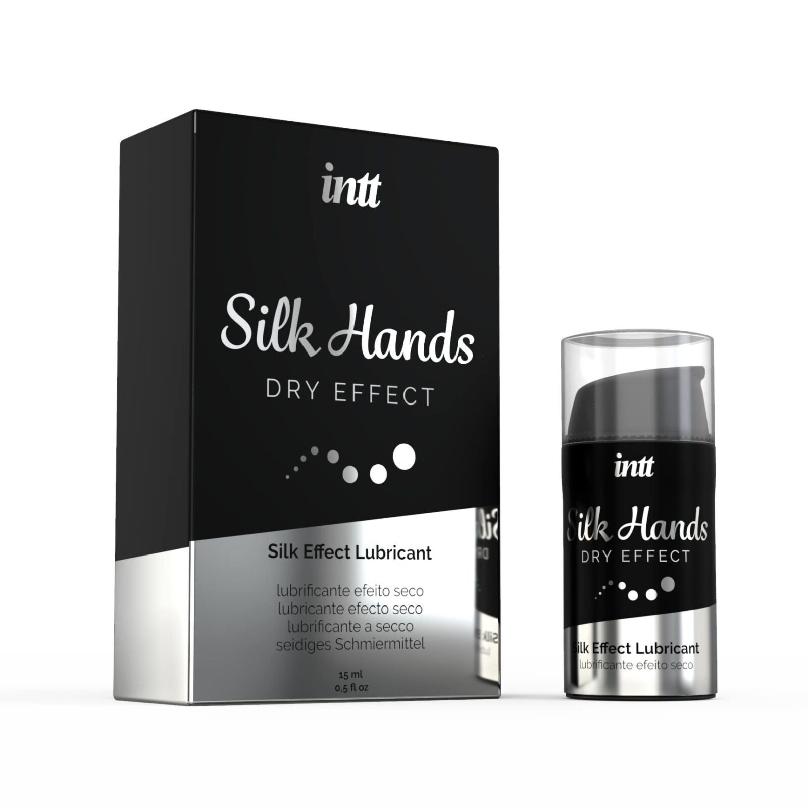 Ультрагуста силіконова змазка Intt Silk Hands (15 мл) з матовим ефектом, шовковистий ефект Ультрагуста силіконова змазка Intt Silk Hands (15 мл) з матовим ефектом, шовковистий ефект