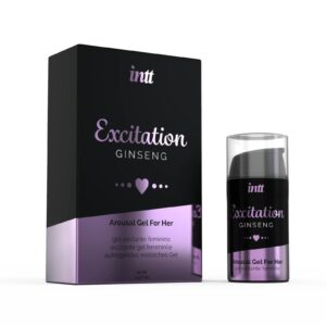 Гель Intt Excitation (15 мл) з екстрактом женьшеню, з ефектом вібрації