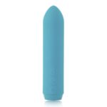 Мінівібратор Je Joue - Classic Bullet Vibrator Teal з глибокою вібрацією і фіксацією на палець + подарунок косметичка