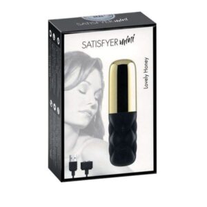 Потужний мінівібратор Satisfyer Sparkling Darling Gold зі знімним ковпачком, 16 режимів роботи