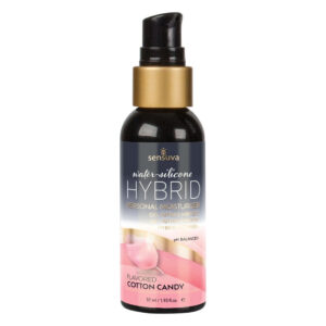 Змазка водно-силіконова Sensuva Hybrid Cotton Candy (57 мл) без цукру, можна для оральних пестощів
