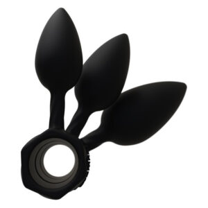 Набір анальних пробок Bathmate Anal Training Plugs, діаметр 2,5 см - 3,1см - 3,8см