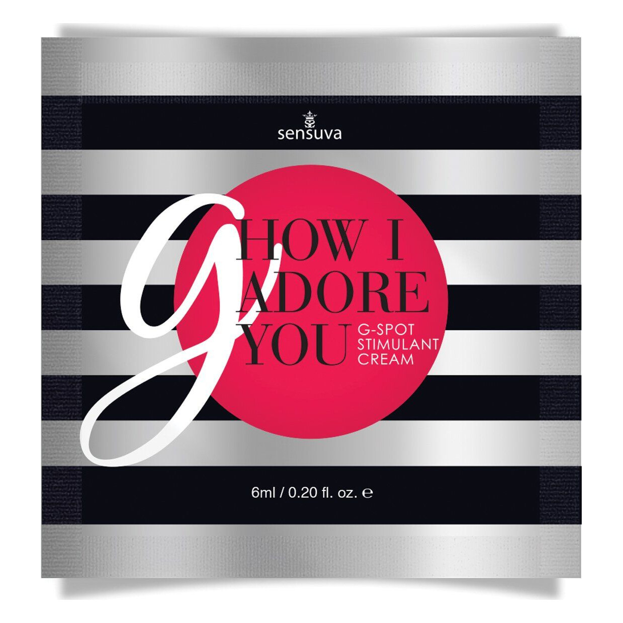 Пробник гелю для точки G Sensuva - G, How I Adore You G-Spot (6 мл) з екстрактом гуарани Пробник гелю для точки G Sensuva - G, How I Adore You G-Spot (6 мл) з екстрактом гуарани