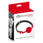 Класичний кляп з силіконовою кулькою Fetish Tentation Silicone Gag Ball