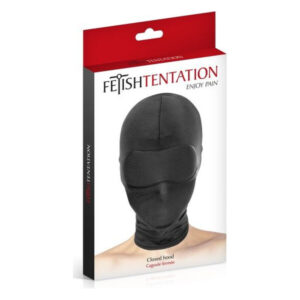 Капюшон для БДСМ Fetish Tentation Closed Hood
