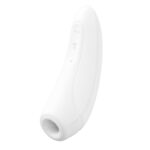 Вакуумний кліторальний стимулятор Satisfyer Curvy 1+ White з керуванням через інтернет