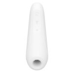 Вакуумний кліторальний стимулятор Satisfyer Curvy 1+ White з керуванням через інтернет