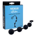Анальні кульки Nexus Excite Large Anal Beads, силікон, макс. діаметр 3 см