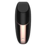 Вакуумний кліторальний стимулятор Satisfyer Love Triangle Black з керуванням через інтернет