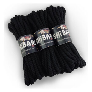 Бавовняна мотузка для шібарі Feral Feelings Shibari Rope, 8 м чорна