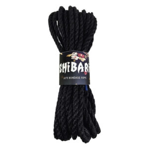 Джутова мотузка для Шибарі Feral Feelings Shibari Rope, 8 м чорна