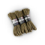 Джутова мотузка для шібарі Feral Feelings Shibari Rope, 8 м сіра