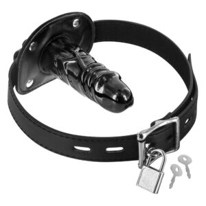 Кляп з великим фаллоімітатором Fetish Tentation Penis Gag T2